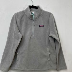 Vineyard Vines Gray Pull Over Fleece